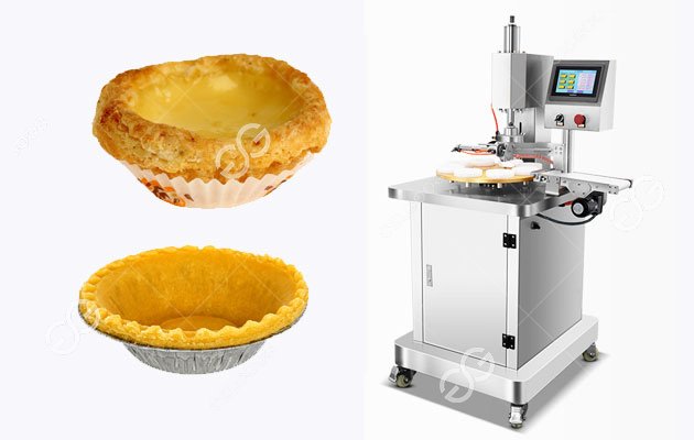 Máquina semiautomática para prensar cascas de tortas de ovos com queijo à venda