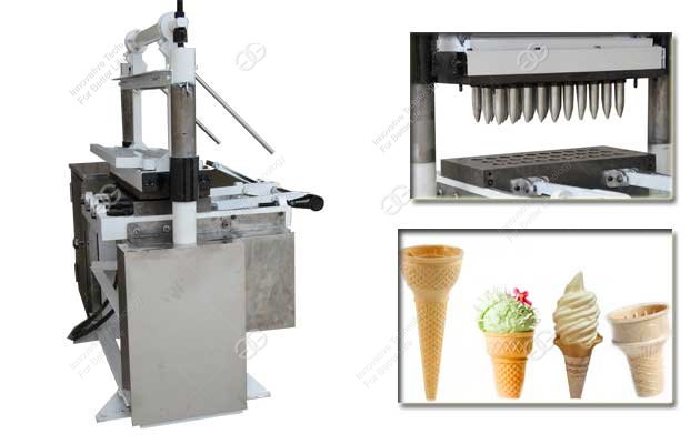 Máquina de sorvete de casquinha de wafer Máquina de sorvete de casquinha de wafer