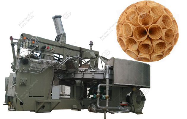 máquina de assar cones de açúcar