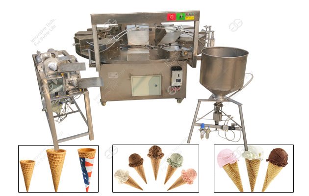 Máquina de sorvete crocante