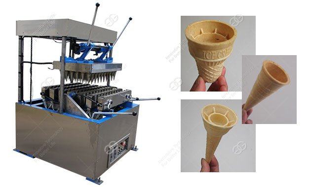 Máquina de fazer casquinhas de sorvete com 60 moldes Máquina de fazer casquinhas de sorvete com 60 moldes