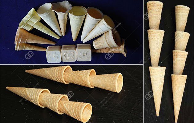 Produção de Casquinhas de Sorvete Produção de Casquinhas de Sorvete