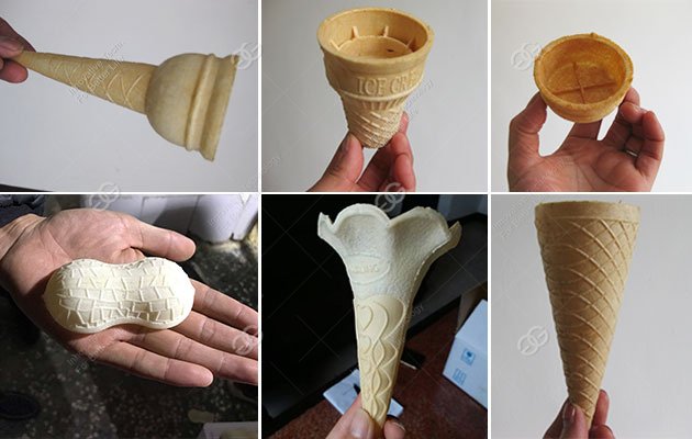 M&aacute;quina de sorvete de casquinha na &Iacute;ndia
