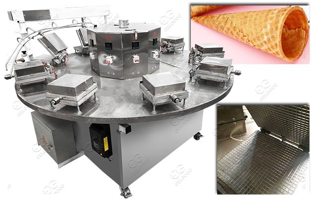 M&aacute;quina de assar casquinhas de sorvete enroladas