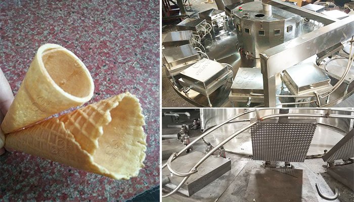 Máquina de fazer casquinhas crocantes de sorvete GELGOOG na Sérvia Máquina de fazer casquinhas crocantes de sorvete GELGOOG na Sérvia
