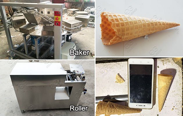 Máquina de fazer casquinhas de sorvete crocantes na Sérvia Máquina de fazer casquinhas de sorvete crocantes na Sérvia