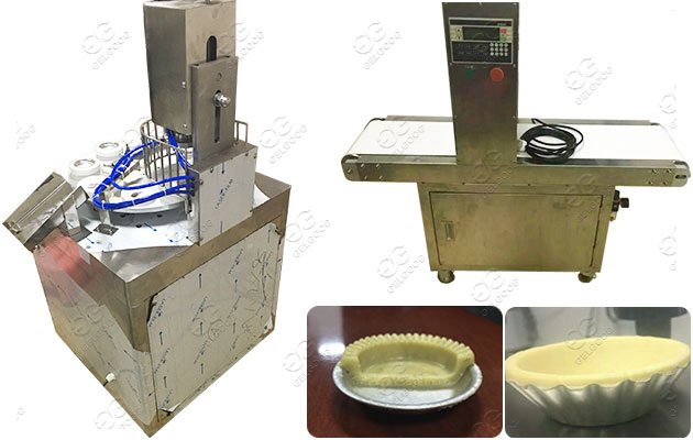 Uso da máquina de prensagem de massas de torta comerciais Uso da máquina de prensagem de massas de torta comerciais