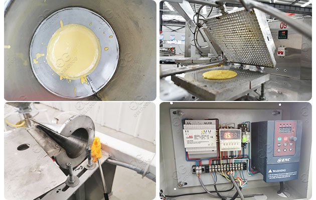 Máquina de sorvete de casquinha de waffle