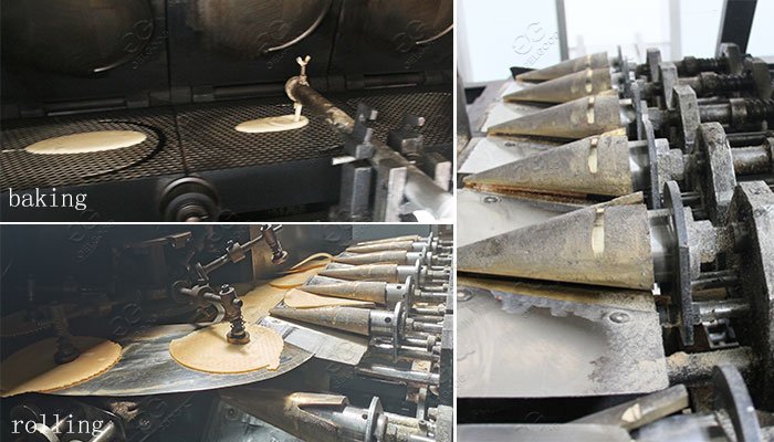 Linha de processamento de cones de a&ccedil;&uacute;car &agrave; venda