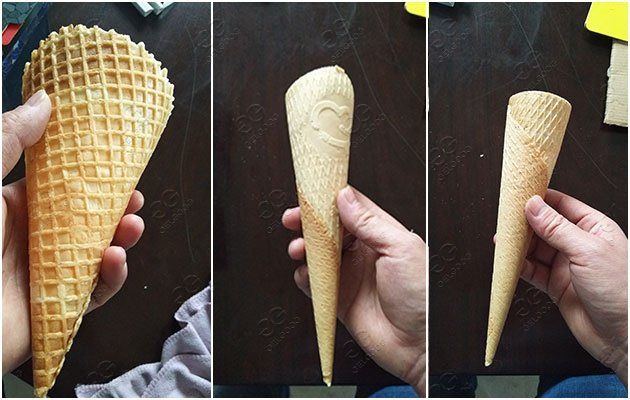 Linha de produção automática de cones de waffle