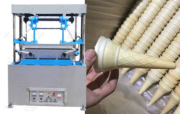 Máquina comercial de sorvete em casquinha Máquina comercial de casquinha de sorvete