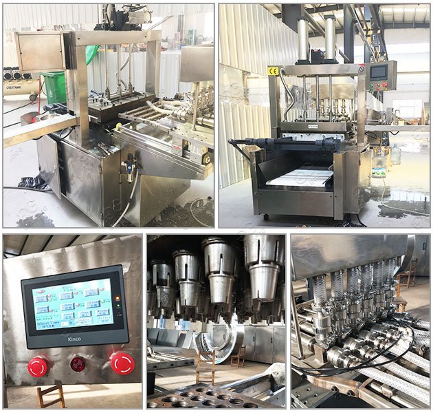 M&aacute;quina de fazer casquinha de sorvete &agrave; venda em f&aacute;brica