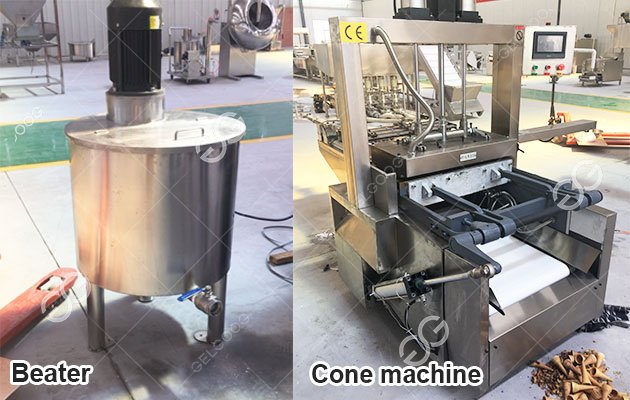 Máquina de fazer casquinha de sorvete automática Máquina de fazer casquinha de sorvete automática