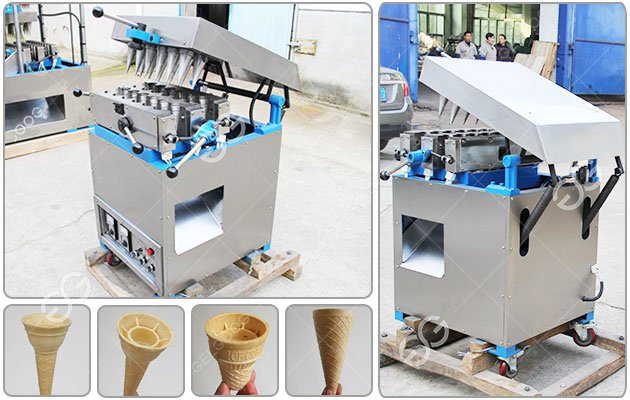 M&aacute;quina de sorvete de casquinha de pequena capacidade