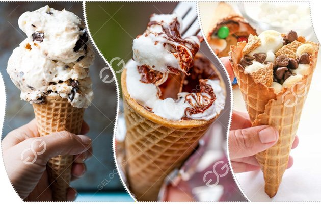 Ingredientes do cone de a&ccedil;&uacute;car