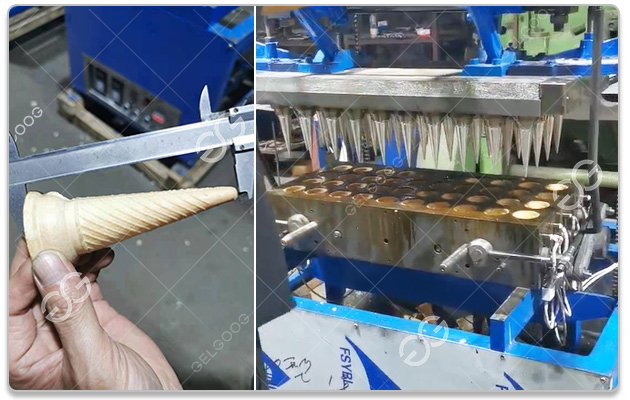 M&aacute;quina de fazer casquinhas de sorvete