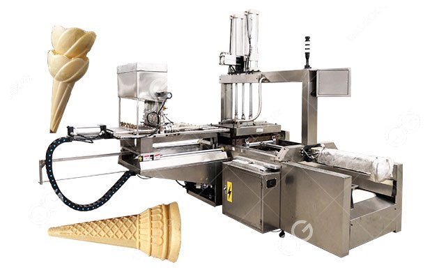 M&aacute;quina para fazer casquinhas de biscoito e sorvete no Catar