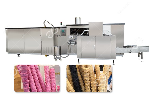 Máquina de fazer casquinha de waffle