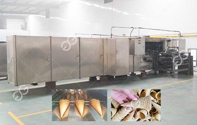 M&aacute;quina de sorvete de casquinha de a&ccedil;&uacute;car