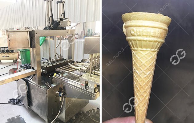 M&aacute;quina de fabrica&ccedil;&atilde;o de cones &agrave; venda