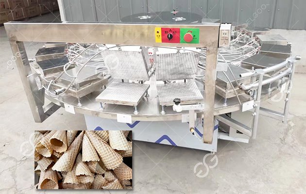 Máquina de fazer cones de biscoito Máquina de fazer cones de biscoito